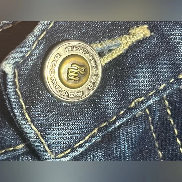 Y2K Rocawear denim blue jeans vintage grunge carpenter 36X34 men’s pants - Picture 9 of 9